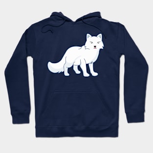 Arctic Fox Cute Fluffy Adorable Wild Animal Hoodie